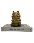 Vintage Brass Panda Bank
