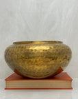 Vintage Brass Hammered Planter