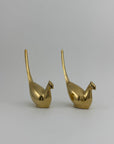 Vintage Brass Pheasant Pair – Elegant Mid-Century Figurines
