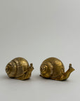 Vintage Brass Snails-A Pair