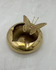 Vintage Brass Butterfly Ashtray/ Trinket Dish