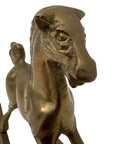Vintage Brass Rocking Horse Figurine
