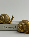 Vintage Brass Snails-A Pair