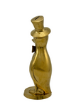 Vintage Brass Penguin in Top Hat- A Coin/Wish Bank