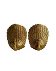 Vintage Brass Peacock Bookends – Regal Fan Tail Pair