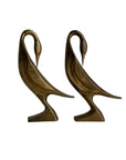 Vintage MCM Brass Birds-A Pair