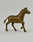 Vintage Brass Zebra Figurine – Safari Animal Sculpture | Hollywood Regency & Mid-Century Modern Decor