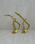 Vintage Brass Soaring Birds-A Pair