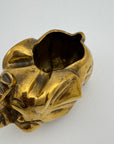 Small Vintage Brass Elephant Stash Pot / Ashtray / Trinket Holder