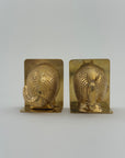 Vintage Brass Armadillo Bookends-A Pair