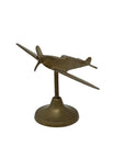 Vintage Brass Airplane on Stand