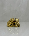 Vintage Brass Panda Bears-A Pair