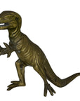 Vintage Brass Dinosaur Figurine / T-Rex Style Sculpture