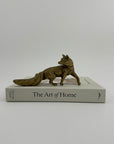 Vintage Brass Fox Figurine – Symbol of Cleverness & Resilience