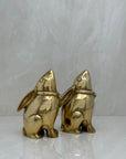 Vintage Brass Moon Gazing Bunnies-A Pair