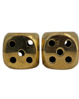 Vintage Brass Dice-A Pair