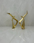 Vintage Brass Soaring Birds-A Pair