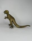 Vintage Brass Dinosaur Figurine / T-Rex Style Sculpture