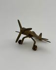Small Vintage Brass Airplane