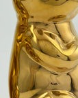 Pair of Vintage Brass Laughing Pig Figurines