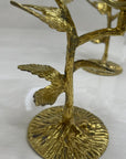 Vintage Brass Hummingbird Candleholders-A Pair
