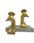 Vintage Brass Bird Bookends-A Pair