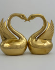 Vintage Brass Angel Wings Love Swans-A Pair by Dolbi Cashier