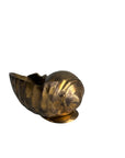 Vintage Brass Shell Vessel