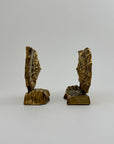 Pair of Vintage Brass Shell Bookends – Coastal Luxe Hollywood Regency
