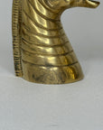 Vintage Brass Zebra Bookends