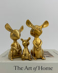 Vintage Brass Mice-A Set of Three