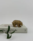 Small Vintage Brass Bear