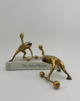 Vintage Brass Workout Frogs-A Pair