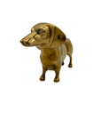 Vintage Brass Dachshund