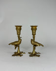 Vintage Mottahedeh Brass Candlestick Pair