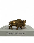 Vintage Brass Bison