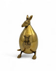 Vintage Brass Kangaroo Trinket Box