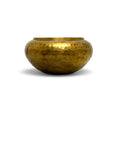 Vintage Brass Hammered Planter