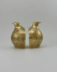 Brass Bird Bookends-A Pair