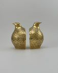 Brass Bird Bookends-A Pair