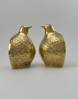 Brass Bird Bookends-A Pair