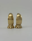 Vintage Brass “Man in the Moon” Figurines – Set of 2