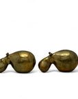 Small Vintage Brass Hippos-A Pair