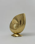 Vintage Brass Shell Vase