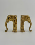 Vintage Brass Elephants- A Pair