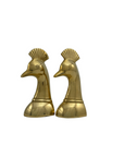 Vintage Brass Bird Bookends-A Pair