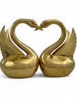 Vintage Brass Angel Wings Love Swans-A Pair by Dolbi Cashier