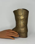 Vintage Brass Cowboy Boot