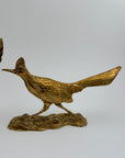Vintage Brass Roadrunner Pair – Sculptural Mid-Century Collectibles