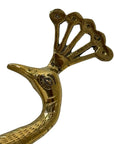 Vintage Brass Peacocks